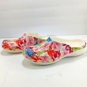 CROCS Freesail Tropical Slip On Slide Clog Mule Womans 7 Beach Summer...........
